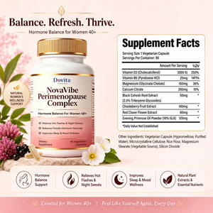 Cápsulas de Bienestar para la Menopausia de Marca Privada OEM, Suplemento Natural a Base de Hierbas para Mujeres, Venta al Por Mayor, Suministro Directo de Fábrica B2B - Product Image 3