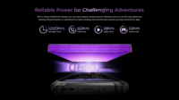 Smartphone OUKITEL G7 NFC 10600mAh robuste 4GB+64GB 6,52 pouces 64MP Caméra IP68 Étanche Android 16