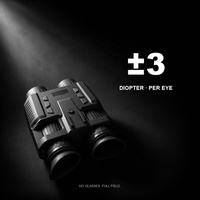 Jumelles de vision nocturne 4K 3D à vision directe, lunettes montées sur la tête, IR 850nm, 7 vitesses, 300m, zoom vidéo 8X