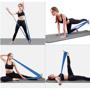 Accessoires de Fitness bande de résistance plate sans Latex bandes de Yoga extensible - Product Image 5