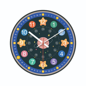 Factory Direct Reida <strong>Telling</strong> The <strong>Time</strong> Learning <strong>Clock</strong> For Kids Silent Teaching <strong>Clocks</strong> Non-ticking Kids For Classroom <strong>Clocks</strong> Kids - Product Image 2