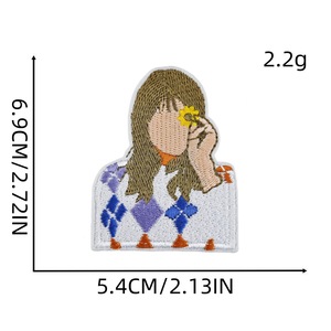 Phim hoạt hình mới Taylor vải sắt trên các bản vá lỗi thời trang nữ ca sĩ thêu vải trên nhân vật hoạt hình - Product Image 2