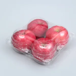 Großhandel Apple Orange Peach Storage Packaging Box Einweg-Kunststoff verpackung Apple Containers