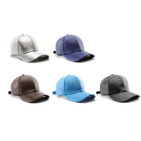 Casquette de baseball tendance de qualité supérieure à 6 panneaux avec visière incurvée, motif crocodile, en PU structuré, élégante et ajustable