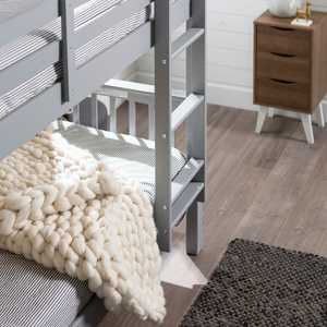 เตียงนอนสองชั้นเฟอร์นิเจอร์ไม้อเนกประสงค์สำหรับห้องนอน - Product Image 4