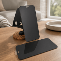 Verre trempé mat anti-espion 9H pour iPhone 18 Pro, couverture intégrale, anti-traces de doigts