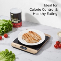 Balance de cuisine numérique 4 unités (kg, g, lb, oz, ml) avec écran LED HD, capacité 5kg/1g, pour la pâtisserie et la cuisine domestique, alimentée par piles