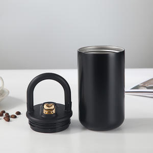 Mug de voyage isotherme en acier inoxydable à double paroi avec anse, 500 ml, personnalisable, maintien au chaud/froid 6-12 heures - Product Image 2