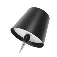 Lampe de table créative d'ambiance, lampe décorative LED de luxe à intensité variable, rechargeable, à brancher, lampe en forme de bouteille de vin