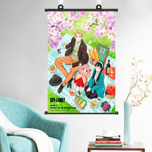 Décoration murale enroulable en plastique/aluminium écologique avec personnages d'anime <span class=keywords><strong>SPY</strong></span> X <span class=keywords><strong>FAMILY</strong></span>, design personnalisé, décoration d'intérieur, art - Product Image 2