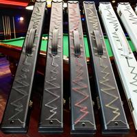 Boîte de rangement rigide tout-en-un à double compartiment pour queues de billard chinois, modèle 001