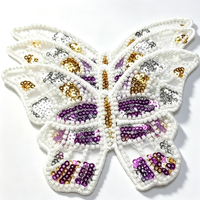 Patchs brodés de paillettes de qualité supérieure - Badges décoratifs à repasser pour vêtements