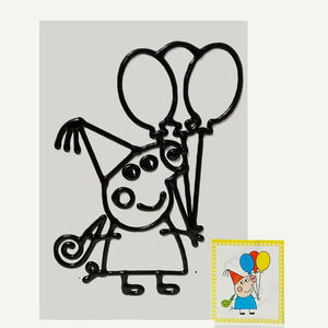 32PCS बच्चों DIY पेंट और छील खिड़की डेको कला शिल्प किट - Product Image 2