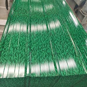 แผ่นเหล็กลูกฟูกสังกะสีสังกะสีชุบสังกะสีเคลือบสีแผ่นเหล็กลูกฟูกที่ทนทานไม่เปลี่ยนรูปง่ายแผ่นเหล็กลูกฟูก galvalume - Product Image 2