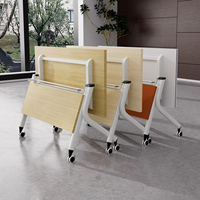 Bureau d'ordinateur pliable convertible en bois moderne Mekia Model pour usage commercial