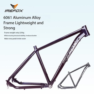 Cuadro de Bicicleta <span class=keywords><strong>Fatbike</strong></span> MTB de Aluminio con Liberación Rápida, 27.5/29 Pulgadas, Freno de Pivote Semi-interno, 2250g - Product Image 1