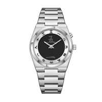 Nouvelle Montre Homme Tendance en Acier à Quartz avec Caractères Chinois, Seconde Sautante, Lumineuse et Étanche