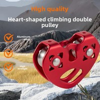 MingPin MP-SHL-007 – Poulie double en acier inoxydable 22KN, vente directe usine, pour télésiège, équipement d'escalade et de sauvetage