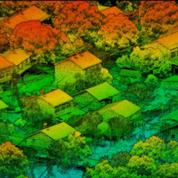 Scanner LiDAR haute précision W50 pour drone DJI, système de cartographie mobile longue portée 450 m, instrument de relevé laser 3D SLAM portable