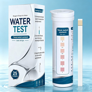 Bandelettes de test d'eau Total Metal : Précises, rapides et faciles à utiliser pour l'eau potable, l'eau de puits et les aquariums - Product Image 1