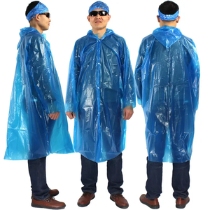 Poncho en PE jetable portable <span class=keywords><strong>de</strong></span> poche imperméables manteau <span class=keywords><strong>de</strong></span> <span class=keywords><strong>pluie</strong></span> <span class=keywords><strong>de</strong></span> pêcheur d'urgence <span class=keywords><strong>pour</strong></span> adultes vêtements <span class=keywords><strong>de</strong></span> <span class=keywords><strong>pluie</strong></span> - Product Image 1
