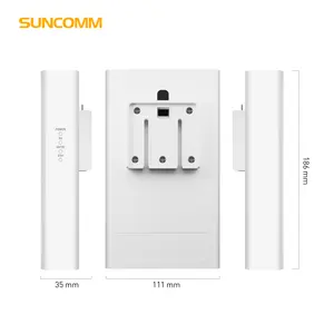 מכירה חמה SUNCOMM 5G NR נתב חיצוני רשת במהירות גבוהה FWA CPE IP65 2.5Gbps Ethernet POE ספק כוח 5G חיצוני CPE