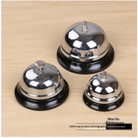 Sonnette de service réutilisable en métal pour la livraison de repas, sonnette de table pour bars, sonnette d'appel pour cuisine
