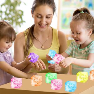 Bán buôn bóp cảm giác đồ chơi dễ thương <span class=keywords><strong>Cube</strong></span> long lanh thạch Thần Tài Gel SQUISHY BÓP Blue Ice Cubes căng thẳng Bóng đồ chơi thần tài đồ chơi - Product Image 2