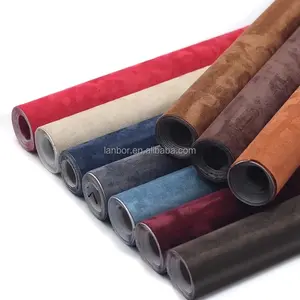 High Viscosity Auto suede Fabric film/auto Suede wrapping back with glue 1.52*15M/roll