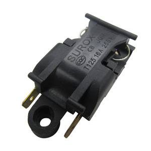 Interrupteur à vapeur Surox 16A 250V SPDT marche/arrêt pour bouilloire électrique, thermostat de contrôle de température - Product Image 1