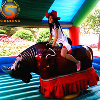 Parc d'attractions mécanique gonflable, pour 2 roues, rodeo, monter des bulilles, machine d'équitation, à vendre, nouveauté