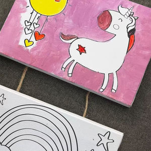 工厂直销优质白色帆布印花儿童绘画套装 - Product Image 6