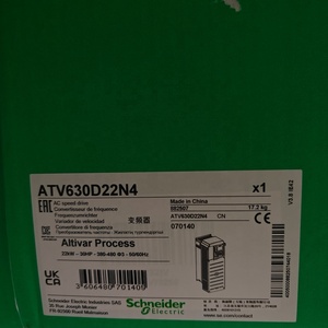 New Original ATV Process Series ATV630 VFD ATV630D22N4 Electric 22kW / 30HP 3 Phase 380-480V IP21 Inverter for Motor - Product Image 5