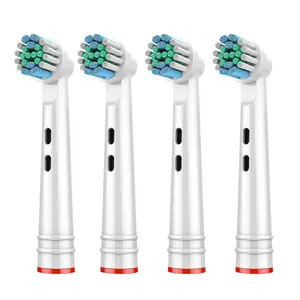 Round Dupont Soft Bristles Dental Deep Cleaning Toothbrush Heads