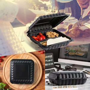 Contenedores Personalizados de 8x8 Pulgadas con 3 Compartimentos Aptos para Microondas - Product Image 6