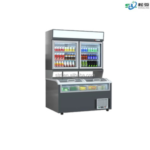 Vitrine Réfrigérée Combinée à Congélateur Horizontal Sans Givre pour Boissons et Crèmes Glacées – Vente en Gros Usine - Product Image 1