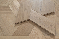 Plancher d'ingénieur de haute qualité, entretien facile, bois dur d'acajou blanc utilisé à l'intérieur, bois pour salon