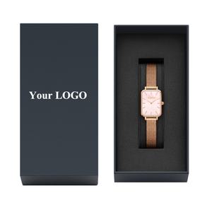 Relojes de Lujo para Mujer, Regalo de Navidad, Esfera Pequeña, Esfera Rosa de Madreperla, Reloj con Correa, Relojes de Pulsera para Mujer - Product Image 4