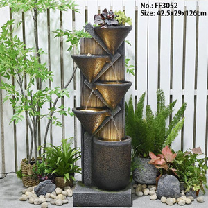 Fontaine murale <span class=keywords><strong>d</strong></span>'extérieur de style européen, grande, en résine, pour table, <span class=keywords><strong>d</strong></span>écoration intérieure et extérieure, jardin, maison - Product Image 5