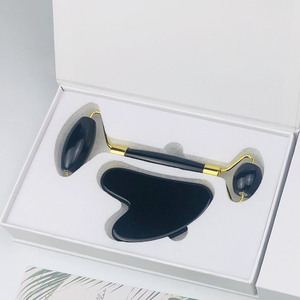 <span class=keywords><strong>Massaggiatore</strong></span> Facciale a Doppia Testa in Giada Ossidiana Naturale di Alta Qualità per Massaggio Gua Sha Anti-Età per <span class=keywords><strong>Viso</strong></span>, Occhi e Corpo - Product Image 4