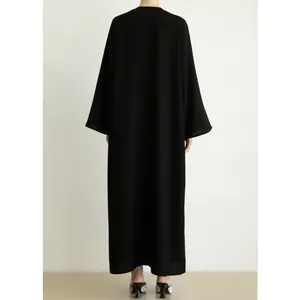 2023 Últimos diseños de Burqa Hermoso vestido de caftán de Dubái Diseño de bordado de moda Caftán marroquí Abaya