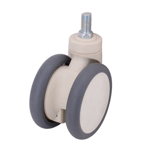 Baby Walker Lenkrad <span class=keywords><strong>100mm</strong></span> Medical <span class=keywords><strong>Twin</strong></span> Wheel Zentral verriegelung rollen für Kranken häuser mit Richtungs schloss - Product Image 2