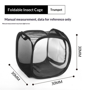 Jaula de Cría Plegable para Crías de Mariposa, Malla a Prueba de Insectos, Larva de <span class=keywords><strong>Mantis</strong></span>, Cría Transparente - Product Image 3