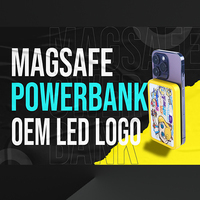 Momo 2423 10000mAh Plastik ABS Power Bank Portabel Pengisian Cepat 5W/10W/15W Input Nirkabel Micro USB