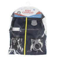 Kit de costume de police en plastique pour garçon Gilet de jeu de rôle pour enfants