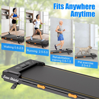 Tapis roulant électrique pliable, inclinaison manuelle, moteur 1,3 CV, capacité 130 kg, écran LED, design compact pour bureau, usage domestique, musculation