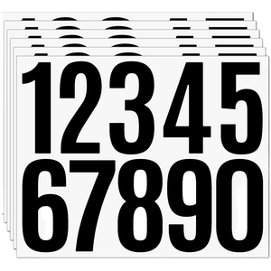 Große wasserdichte selbst klebende <span class=keywords><strong>Vinyl</strong></span>-Hausnummern und Briefkasten aufkleber 3-Zoll-Abziehbilder - Product Image 1