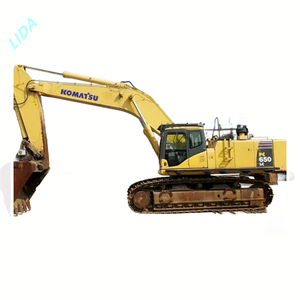 Excavadora usada PC650 de fábrica original Komatsu de alta calidad, excavadora de dos piezas, excavadora grande de gran tamaño, bien vendida, entrega rápida - Product Image 1