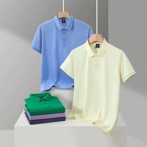 LCC823 High Quality Custom LOGO Polo Work Clothes Blank Plain Cotton Mens Business Employee Golf Polo Shirt With Embroidery Logo - Product Image 3