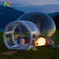 Tente à bulles transparente, chambre à bulles gonflable, hôtel, maison, usage pour l'observation des étoiles, Camping, plage, vacances, jardin